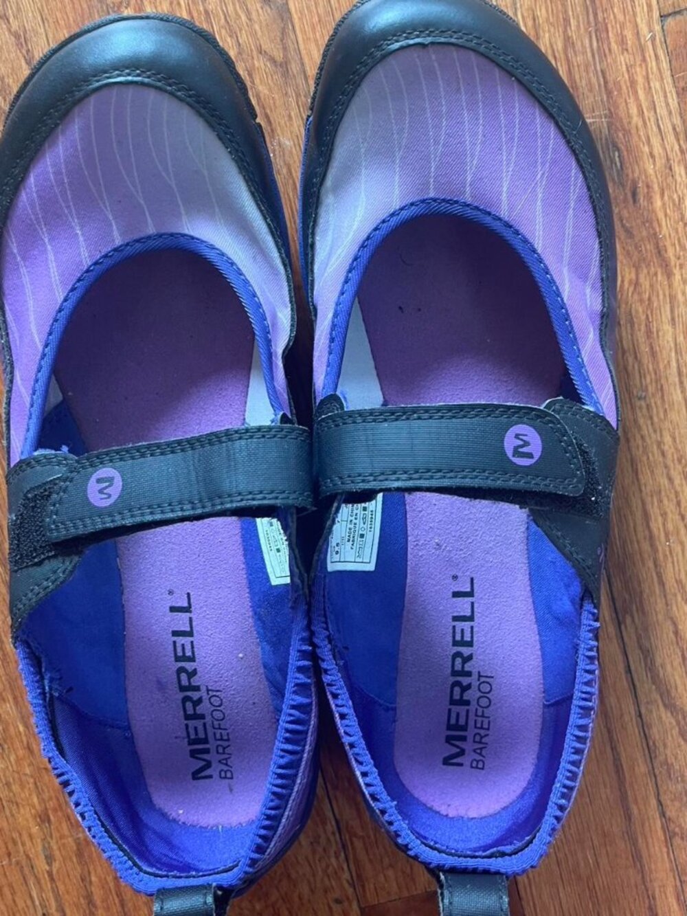 Merrell Barefoot Waterproof Shoes Purple Black 9.5
